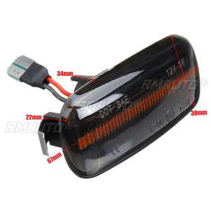 2 clignotants latéraux dynamiques à LED pour Audi A3 S3 8P A4 S4 RS4 B6 B7 B8 A6 S6 RS6 C5 C7 - Product Image 5