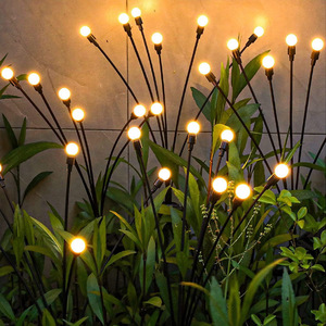 DC 2V Waterproof <strong>Solar</strong> Powered <strong>Firefly</strong> LED Garden <strong>Lights</strong> PVC Body IP65 Landscape Lighting - Product Image 1