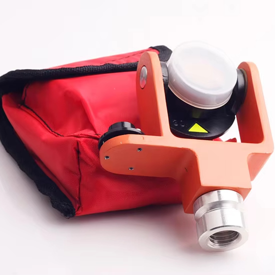 Set of Right Angle Optical Prisms for Total Station Use Aluminium Alloy with BK7 Glass Material Surveying Prisms