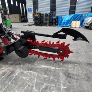 1-8 टन रेटेड लोड फ्रंट मिनी बैक व्हील लोडर के साथ स्किड स्टीड लोडर खरीदें - Product Image 2