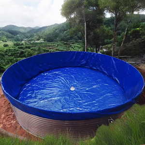 ถังเก็บน้ำทรงกลมแบบผ้าใบเคลือบพีวีซีชุบสังกะสีขนาด 15 <span class=keywords><strong>ตัน</strong></span> สำหรับการเกษตร ชลประทาน และบ่อ<span class=keywords><strong>ปลา</strong></span> ปรับแต่งได้ อายุการใช้งานยาวนาน - Product Image 3