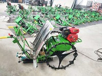 Machine agricole : Transplanteuse de riz à 2 rangs et 1 rang, machine de plantation autotractée pour semis de riz paddy