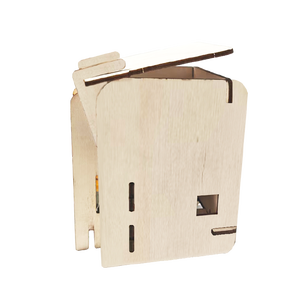 Kit d'expérimentation scientifique : Poubelle en bois faite à la main avec circuit éducatif et contrôle manuel – Matériel pédagogique pour enfants - Product Image 6