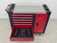 Gabinete de Herramientas de 7 Cajones con Certificación CE 258 Piezas Carro de Herramientas para Taller Automotriz y Reparación de Autos con Soporte OEM OBM Caja de Herramientas