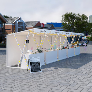 Mobiler, umweltfreundlicher, pulverbeschichteter Marktstand für Außenbereiche, Großveranstaltungen, Ausstellungen, malerische Orte und Nachtmarkte - Product Image 1