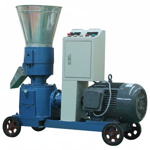 Poulet au diesel volaille faisant 400kg/heure machine de traitement de granulés de bois granulateur d'aliments pour animaux avec dimension - Product Image 1