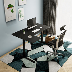 Hiện đại Ergonomic <span class=keywords><strong>90</strong></span> độ L hình chơi game Bàn máy tính góc bàn điện đứng bàn khung - Product Image 3