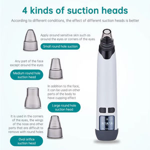 HQ Mixed Proc Discount Electric Pimple Removal Suction Extractor Tool Kit Heated Vacuum <b>Blackhead</b> Remover Face Pore <b>Cleaner</b> - Product Image 3