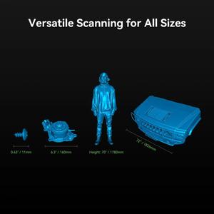 Escáner 3D CR-Scan Raptor, Velocidad de Escaneo de hasta 60 fps, Escaneo a Todo Color de 24 Bits, Antivibración para un Escaneo Suave - Product Image 5
