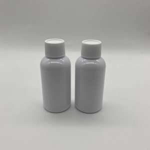 Botella de Plástico PET Blanca Personalizada de 60 ml (2 oz) para Jugo o Bebida Energética, con Tapa de Rosca y Serigrafía - Product Image 3