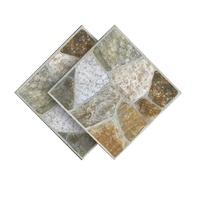 Carreaux de céramique rustiques aspect pavé poli balcon villa sol extérieur antidérapant 300x300mm carreaux de sol en céramique