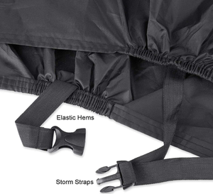 Housse de vélo imperméable Woqi, <span class=keywords><strong>protection</strong></span> UV extérieure, housse de vélo électrique, housse de moto noire - Product Image 6