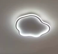 Éclairage créatif nordique moderne minimaliste populaire pour les chambres de princesse des enfants, luminaire de plafond en forme de nuage