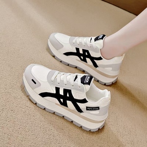 Femmes printemps été sportif grosses <span class=keywords><strong>baskets</strong></span> hauteur augmentant YZ EVA semelle intermédiaire chaussures d'entraînement fermeture à lacets respirant Wedge - Product Image 5
