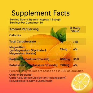 Poudre d'électrolytes à marque privée avec magnésium et sodium pour une récupération physique et mentale améliorée – Boisson électrolytique en poudre - Product Image 6