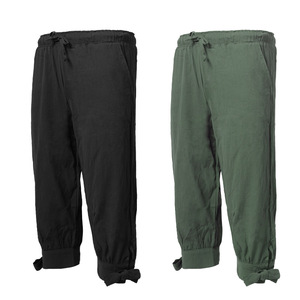 Los hombres Medieval renacimiento vikingo pantalones pirata Cosplay traje de pantalones sueltos jinete campesino náufragos traje de Bebé Pantalones - Product Image 1