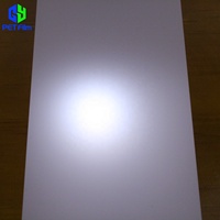 GY 0.02mm ~ 0.2mm Film diffuseur translucide flexible Film diffuseur polycarbonate PET Film diffuseur lumière LED