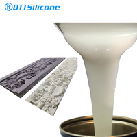 Similaire à RTV 3481 caoutchouc de Silicone liquide pour la fabrication de moules d'ornements de plafond en plâtre Rose