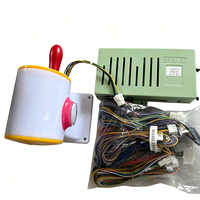 Kit DIY de jeu d'arcade de pêche 5 en 1, avec carte mère, joystick double cylindre, accepteur de pièces et haut-parleur pour machine de jeu d'arcade, pour 2 joueurs
