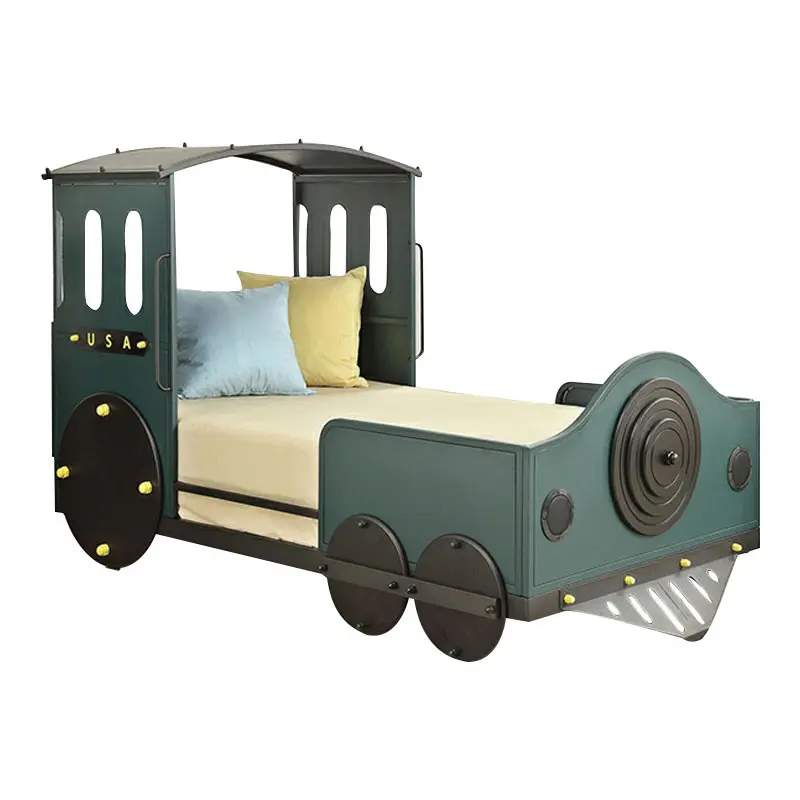 Single bed boy simple fashion Thomas train bed