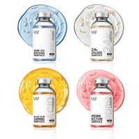 Sérum Ampoule Visage Hydratant Anti-Âge Unifiant le Teint Clarifiant Éclaircissant au Peptide