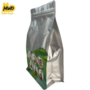 Tùy chỉnh thực phẩm cấp Nhôm lá <span class=keywords><strong>Ziplock</strong></span> đáy phẳng túi trà cà phê hòa tan & túi bao bì Bột trà đỏ đen - Product Image 4