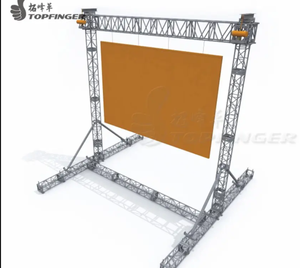 Precio barato ligero LED aluminio iluminación Truss sistema cuadrado sonido estructura escenario telón de fondo para actuaciones y pantallas - Product Image 2