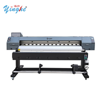 Impresora de Inyección de Tinta para Pancartas Flexibles Yinghe de 1.8 m, Impresora de Disolvente Ecológico de 6 pies con Cabezal XP600, Máquina de Impresión en Lienzo, Impresora de Formato Grande