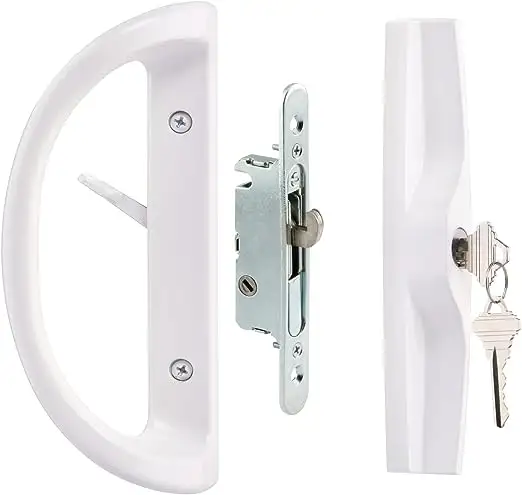 New Design Patio Sliding Door Handle with Key Cylinder and Mortise Lock sliding patio door handle set