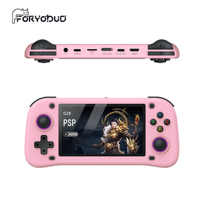 NOUVELLE Console de Jeux Vidéo Portable G28 Rétro avec Écran IPS de 4,3 Pouces, Lecteur Vidéo de Poche, 128 Go de Jeux, Cadeau pour Garçon, Système Linux - Product Image 1