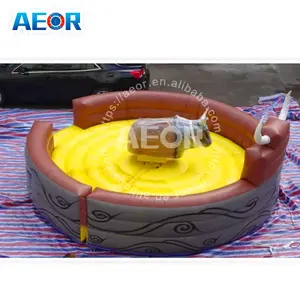 Jouet gonflable mécanique <span class=keywords><strong>de</strong></span> rodéo <span class=keywords><strong>de</strong></span> taureau pour adultes, jeu <span class=keywords><strong>de</strong></span> sport pour animaux, taille 5m, garantie 3 ans, souffleur certifié CE - Product Image 3