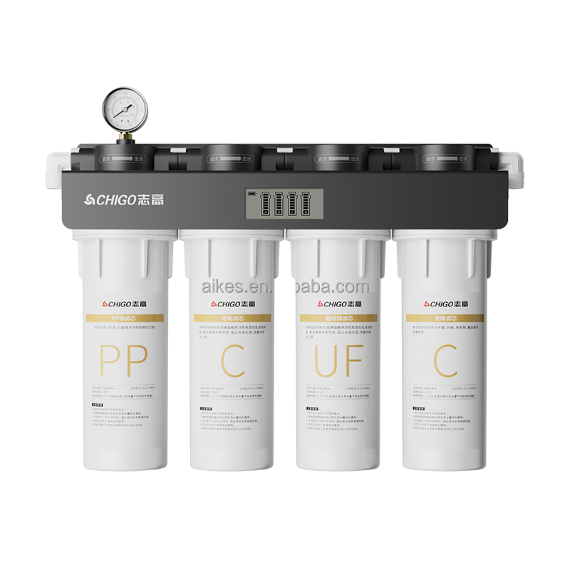 Ultrafiltration Manual Four Stages Under-Sink Water Purifier for Kitchen 0.01 Micron Filtration for Household & RV Use