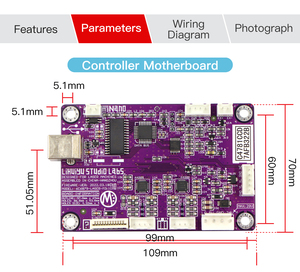 Lihuiyu M3 Mainboard điều khiển <span class=keywords><strong>laser</strong></span> cho CO2 khắc <span class=keywords><strong>laser</strong></span> Máy cắt - Product Image 3