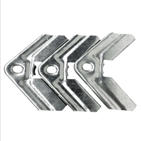 Supports d'angle de renforcement muraux unilatéraux en acier inoxydable 201/304/316, plaqués zinc argenté, épaisseur 2 mm, personnalisables