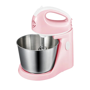 3 1 Household Mini Food Mixer Multifunction Handheld Beater Whisk Bowl Cake Mixing Dough <b>Hook</b> 7-Speed <b>Plastic</b> Beater Ejector But - Product Image 5