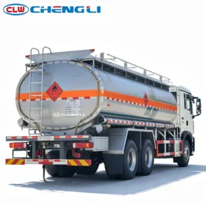 รถบรรทุกน้ำมันเชื้อเพลิง Sinotruk HOWO Tx 6X4 350 แรงม้า ยูโร 2 รถบรรทุกถังน้ำมัน Adr ขนาด 20000 ลิตร 20 ลูกบาศก์เมตร สำหรับส่งน้ำมันดีเซล - Product Image 3