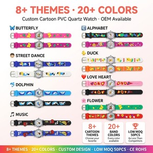 นาฬิกาข้อมือเด็ก PVC ราคาถูก ลายการ์ตูน 3 มิติ สำหรับเด็กผู้ชาย นักเรียน นาฬิกาควอตซ์ ราคาโรงงาน - Product Image 2