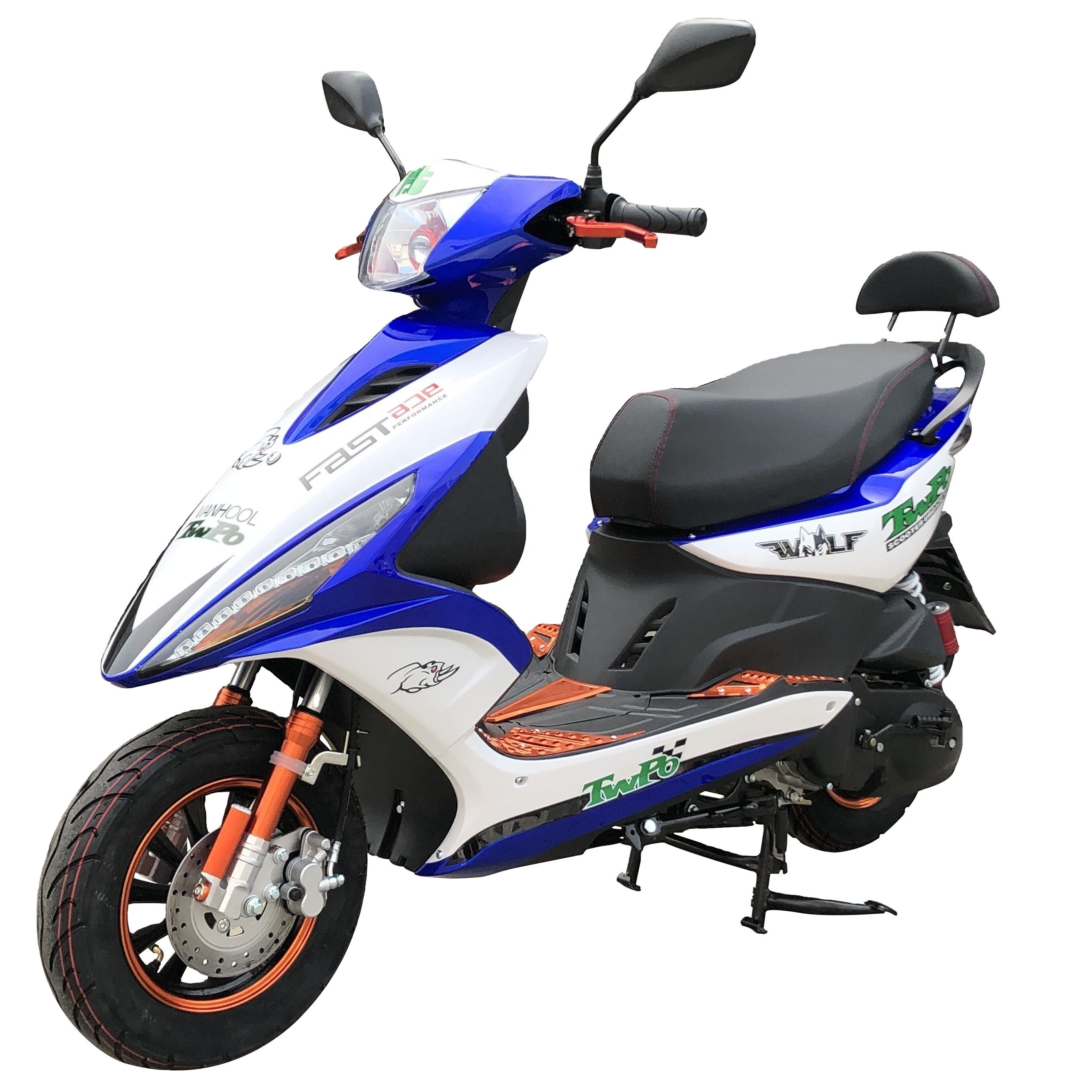 ระยะยาวประสิทธิภาพที่ดีสกู๊ตเตอร์110 CC ยามาฮ่า150 CC พลังงานสูง R S Z แข่งรถจักรยานยนต์