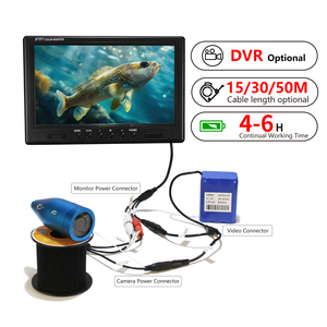 Personalizzare la lunghezza Video subacquea Fish Finder fotocamera 40m impermeabile 9 ''Monitor 1000TVL <span class=keywords><strong>DVR</strong></span> Video Fishing Cam con <span class=keywords><strong>DVR</strong></span>
