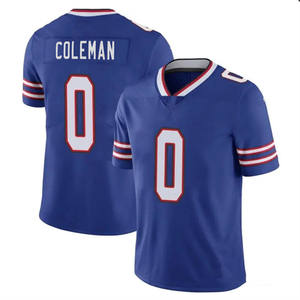 Amerikan futbolu formaları 17Josh Allen 0 Keon Coleman 4 James Cook 18 Cooper 88 Knox VP sınırlı dikişli Jersey gömlek - Product Image 6