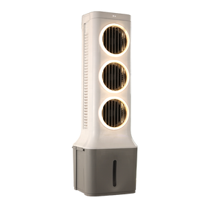 Enfriador de <span class=keywords><strong>aire</strong></span> portátil moderno de 60W <span class=keywords><strong>con</strong></span> tanque de <span class=keywords><strong>agua</strong></span> y luces de cinta Bomba de enfriador de <span class=keywords><strong>aire</strong></span> para habitación - Product Image 2