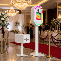 Photomaton portable pour mariage et fête, compatible iPad et appareil photo reflex numérique, avec imprimante et support, en stock aux États-Unis