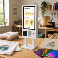 Kiosque de paiement libre-service sur pied LIVERDOL, plusieurs tailles, vente en gros usine, avec SDK, TPV, NFC, boîtier métallique et écran LED
