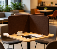 Solutions de cloisonnement acoustique pour bureau en feutre PET écologique CTPAT BSCI, pour la personnalisation et l'isolation sonore