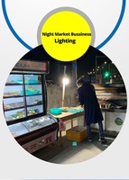 Precio barato plástico un botón Encendido apagado función Mini linterna recargable bombilla LED Camping Luz