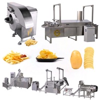 Groothandel Directe Verkoop Automatische Aardappelchips Productielijn Diepvries Frietenmachine