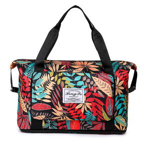 Women's Nylon Large Capacity Gym Duffel Tote <strong>Bag</strong> Fashion Lady Style with Dry-Wet Waterproof Pocket Portable Travel <strong>Multiply</strong> <strong>Bag</strong> - Product Image 1