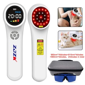 Martello Laser Freddo Bivalente Equino/Umano per Causalgia, Dita <span class=keywords><strong>Gonfie</strong></span>, <span class=keywords><strong>Caviglie</strong></span> <span class=keywords><strong>Gonfie</strong></span> e Dispositivo Terapeutico per Lesioni dei Tessuti Molli delle Zampe dei Cavalli - Product Image 1