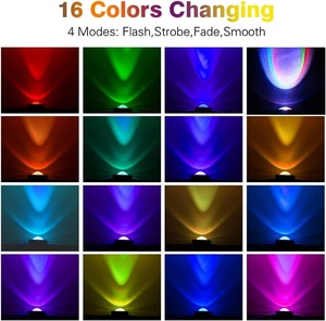 Lumière de fontaine de <span class=keywords><strong>piscine</strong></span> à LED RVB étanche <span class=keywords><strong>IP67</strong></span> avec projecteur à gradation télécommandé pour les piscines de jardins extérieurs Caractéristiques de l'eau - Product Image 3