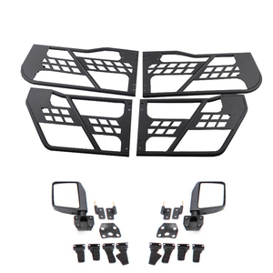 Maiker-piezas de sistema de carrocería para coche, para Jeep Wrangler JK, tubo de media <span class=keywords><strong>puerta</strong></span>, puertas tubulares, 2 puertas - Product Image 1